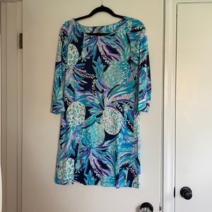 LILLY Bright Navy Alotta Coloda dress